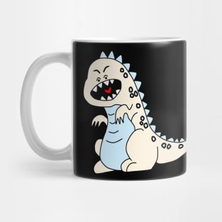 White Godzilla Mug